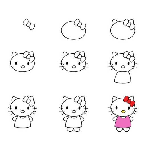 Dibujos de Hello Kitty - Idea 17