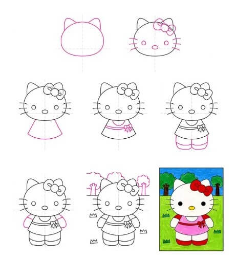 Dibujos de Hello Kitty - Idea 21