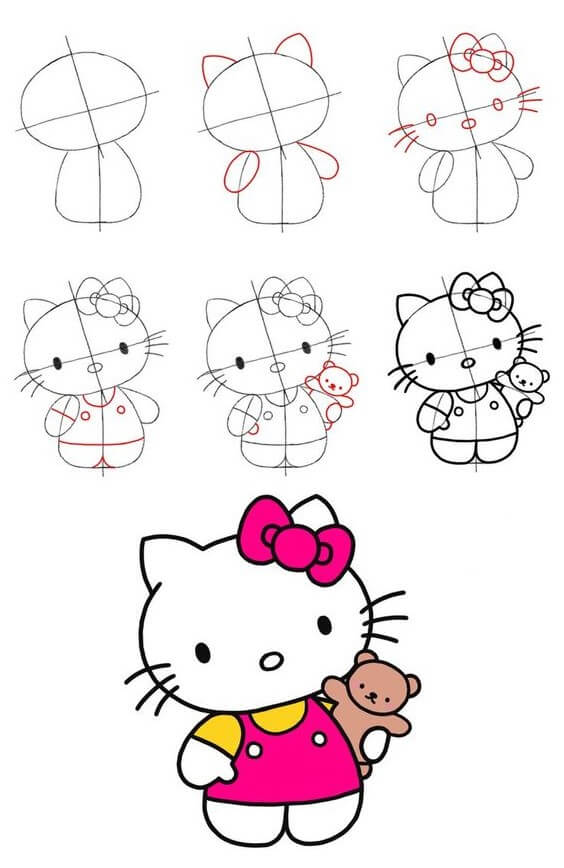 Dibujos de Hello Kitty - idea 6