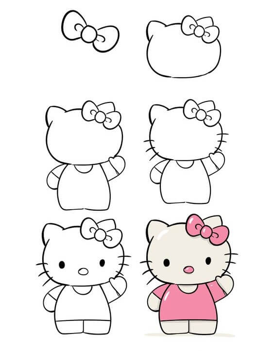 Dibujos de Hello Kitty - idea 7