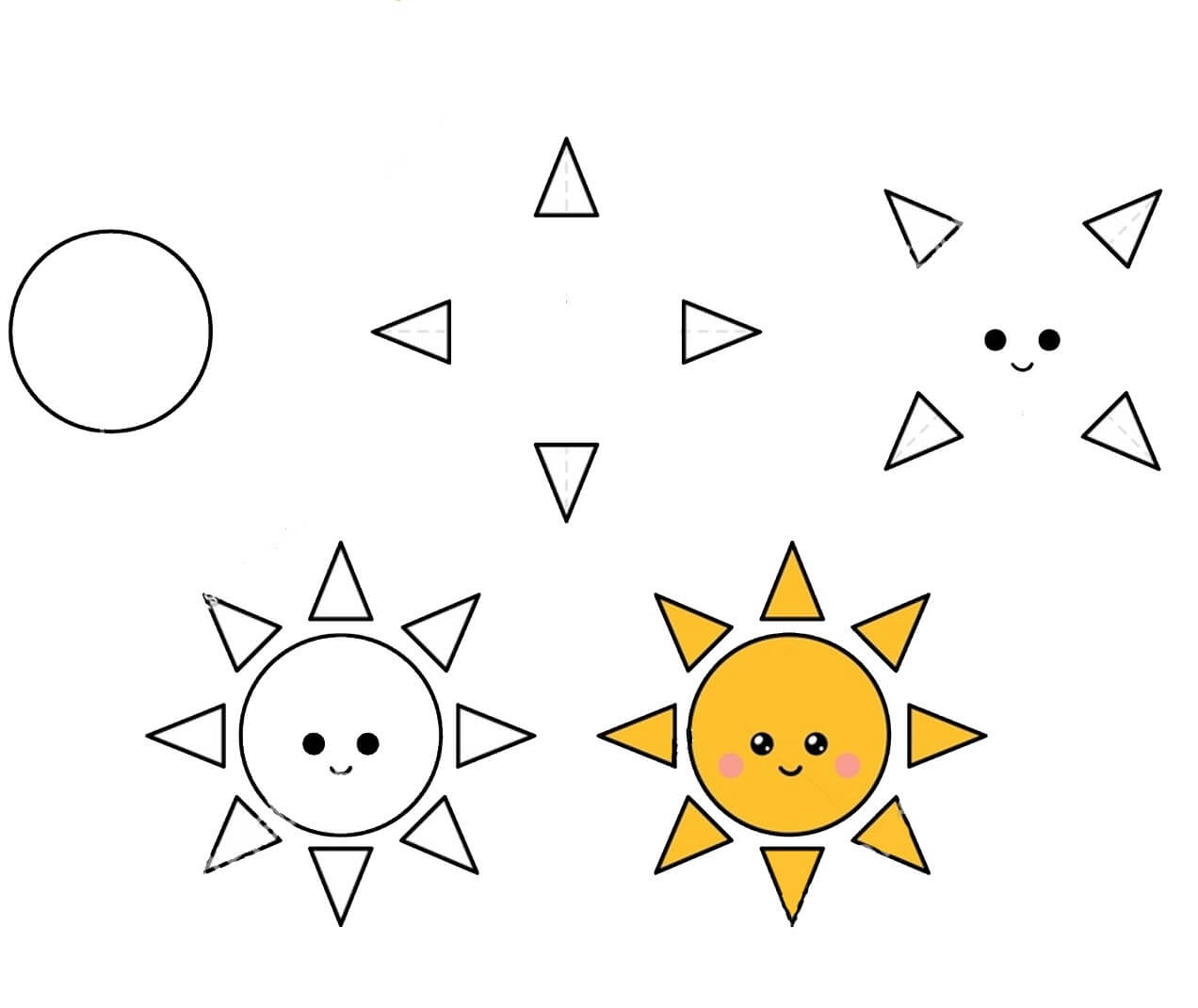 Dibujos de Sol Fácil