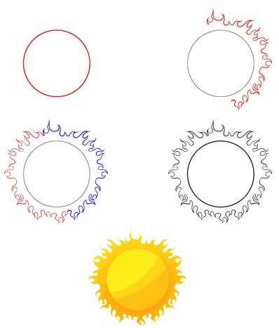 Dibujos de El Sol - Idea 22