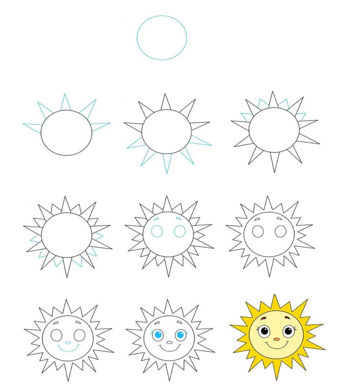 Dibujos de Sol lindo