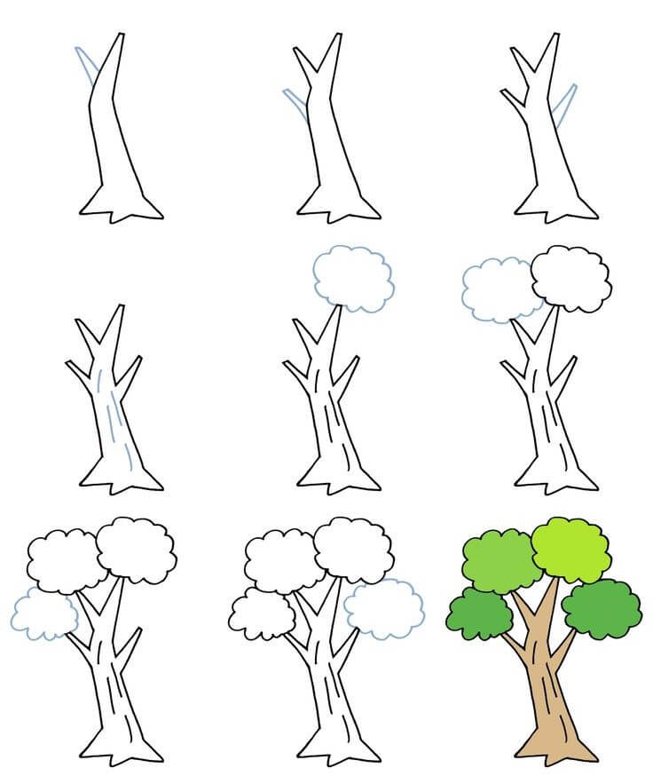 Dibujos de Un árbol - Idea 14