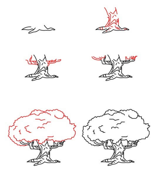 Dibujos de Un árbol - Idea 21