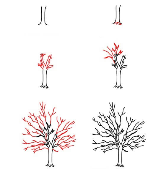 Dibujos de Un árbol - Idea 23