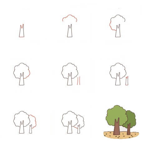 Dibujos de Un árbol - Idea 24