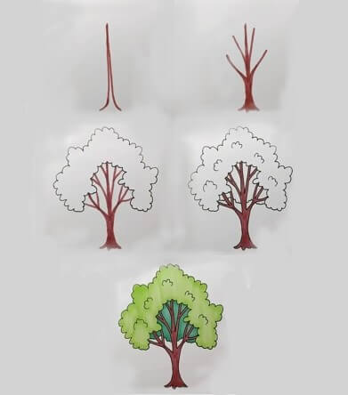 Dibujos de Un árbol - Idea 25