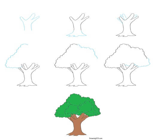 Dibujos de Un árbol - Idea 27