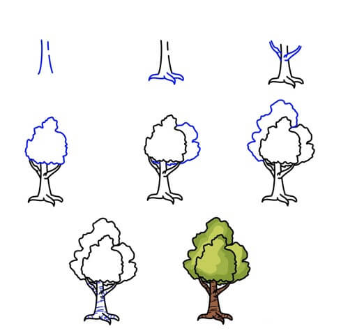 Dibujos de Un árbol - Idea 28