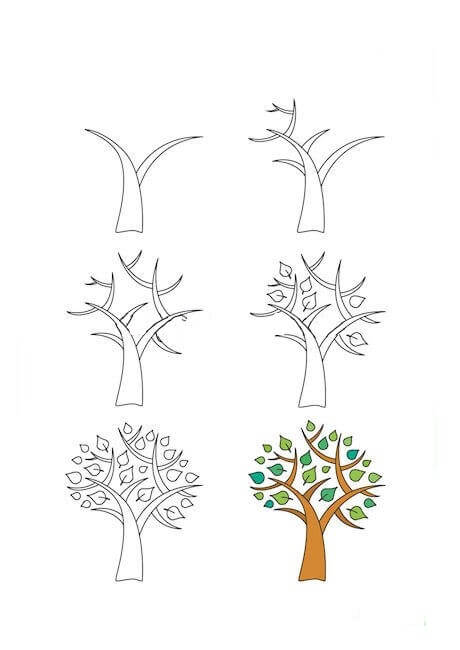 Dibujos de Un árbol - Idea 5