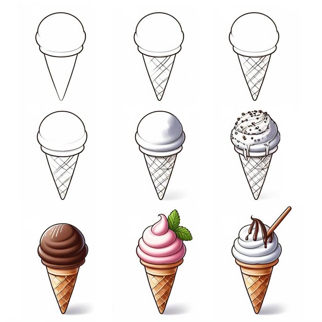 Dibujos de Helados