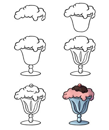 Dibujos de Un Helado - Idea 13