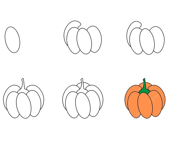 Dibujos de Una Calabaza - Idea 20