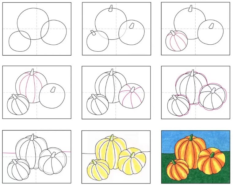 Dibujos de Una Calabaza - Idea 21