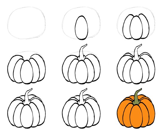 Dibujos de Una Calabaza - Idea 22