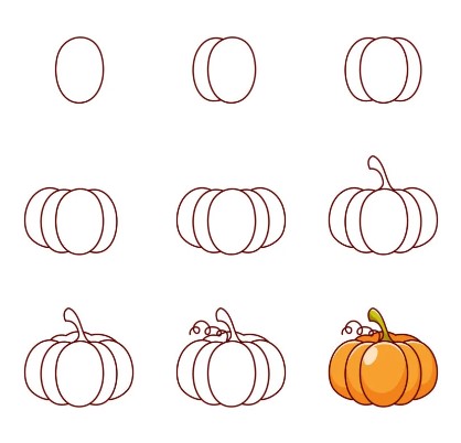 Dibujos de Una Calabaza - Idea 29