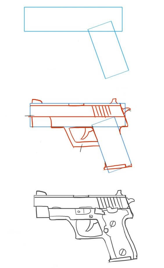 Dibujos de Una escopeta – Idea 34