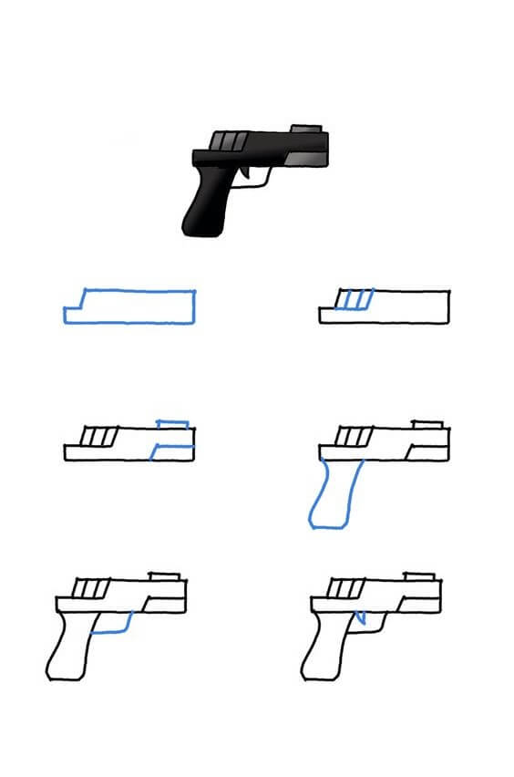 Dibujos de Una escopeta