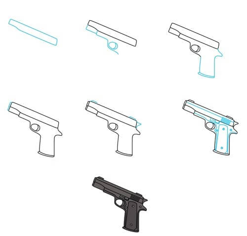 Dibujos de Una Pistola – Idea 29