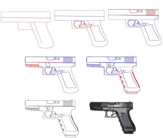 Dibujos de Una Pistola – Idea 31