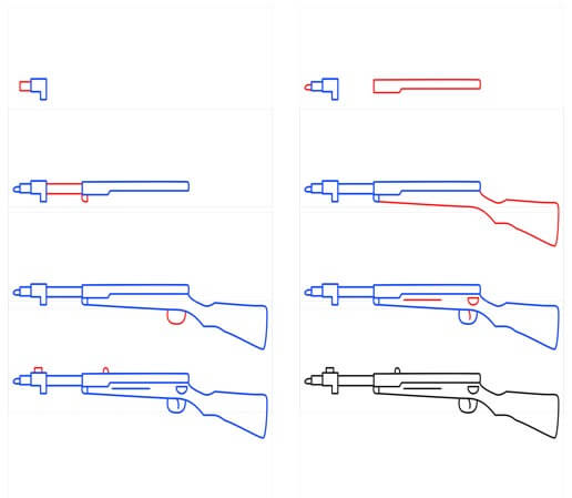 Dibujos de Una Pistola – Idea 38