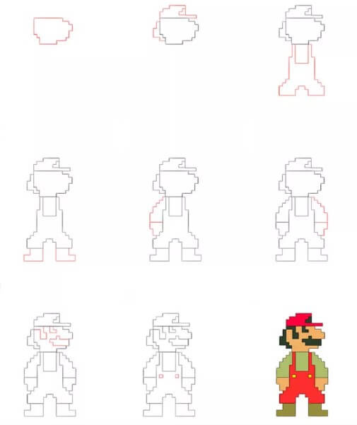 Dibujos de Mario - Idea 27