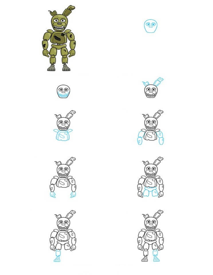 Dibujos de Five Nights at Freddy's (FNAF) - Idea 11