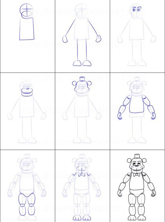 Dibujos de Five Nights at Freddy's (FNAF) - Idea 12