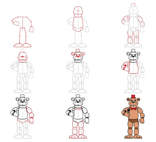 Dibujos de Five Nights at Freddy's (FNAF) - Idea 14