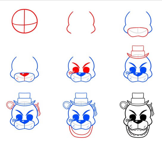 Dibujos de Five Nights at Freddy's (FNAF) - Idea 17