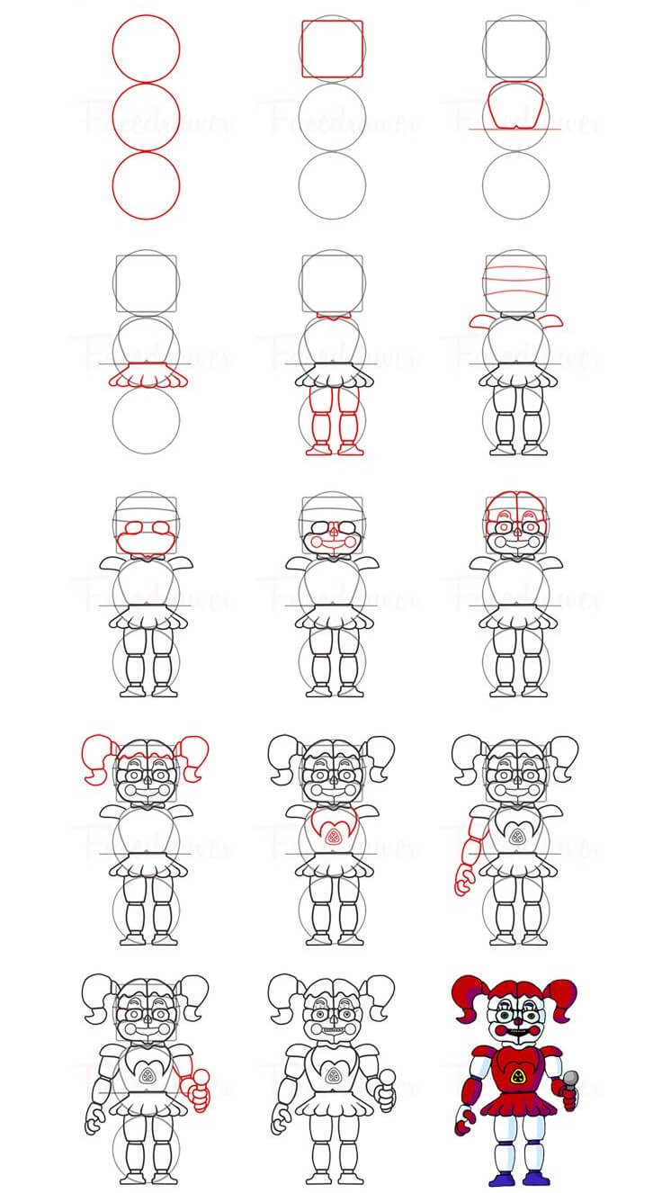 Dibujos de Five Nights at Freddy's (FNAF) - Idea 7