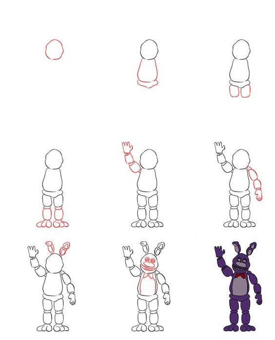 Dibujos de Five Nights at Freddy's (FNAF) - Idea 8