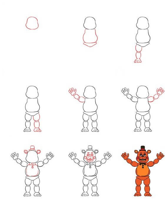 Dibujos de Five Nights at Freddy's (FNAF) - Idea 9