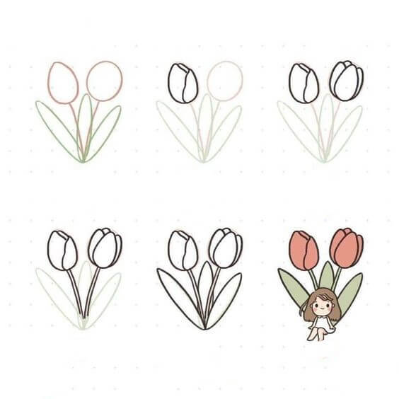 Dibujos de Flores - Idea 7