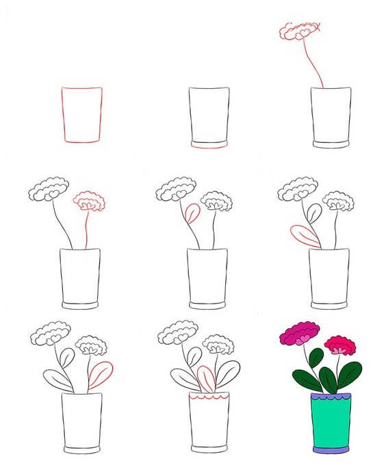 Dibujos de Flores - Idea 9