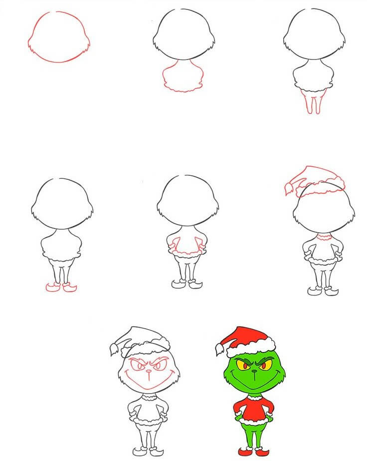 Dibujos de Grinch - Idea 12