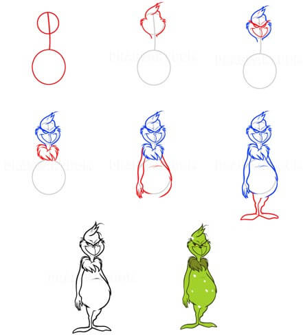 Dibujos de Grinch - Idea 16