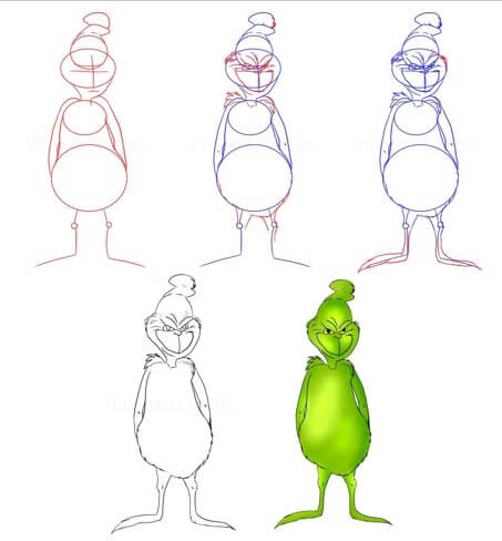 Dibujos de Grinch - Idea 17