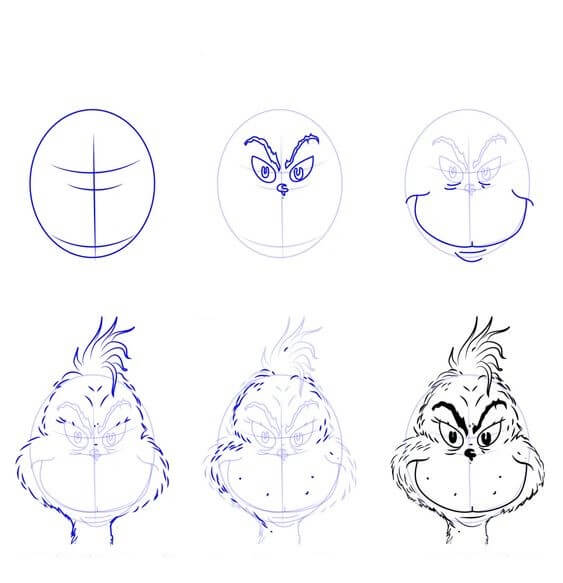 Dibujos de Grinch - Idea 7