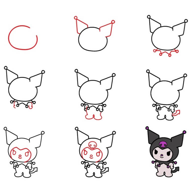 Dibujos de Kuromi Aesthetic