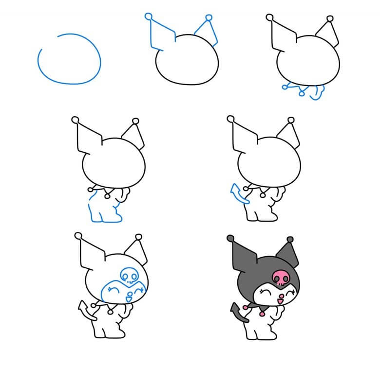 Dibujos de Kuromi - Idea 11