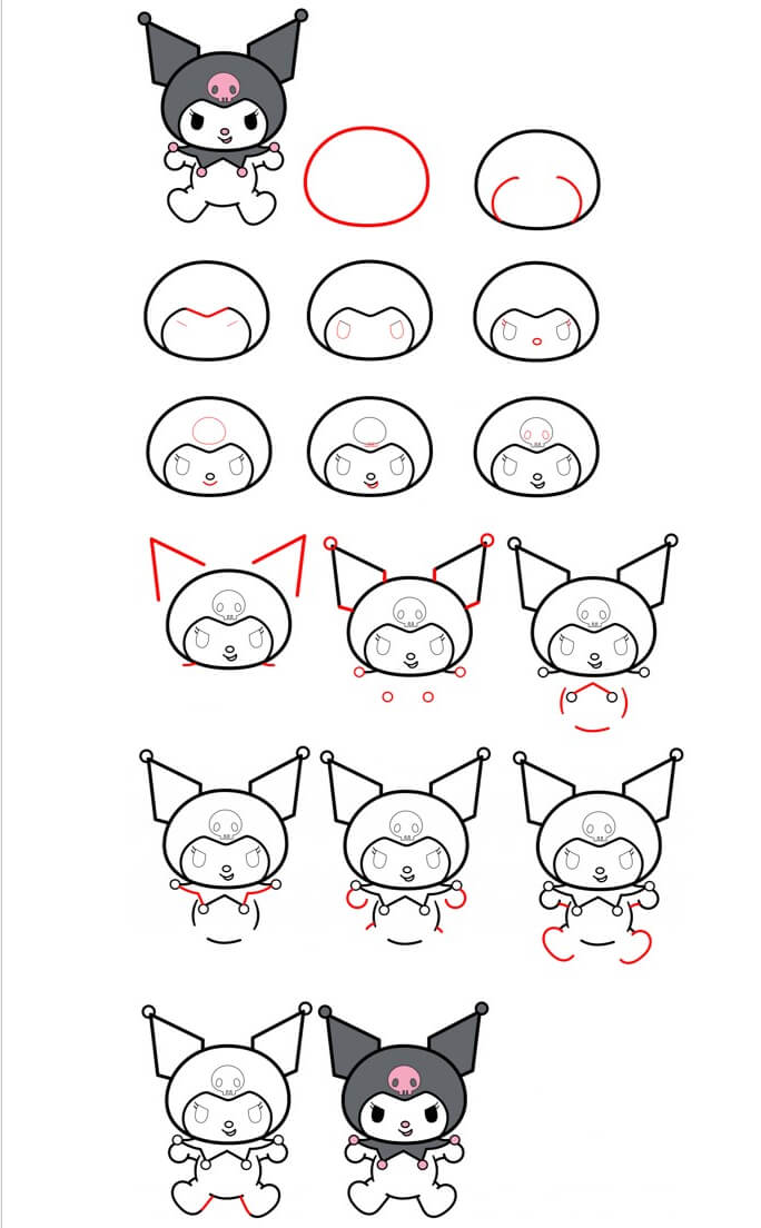 Dibujos de Kuromi - Idea 6