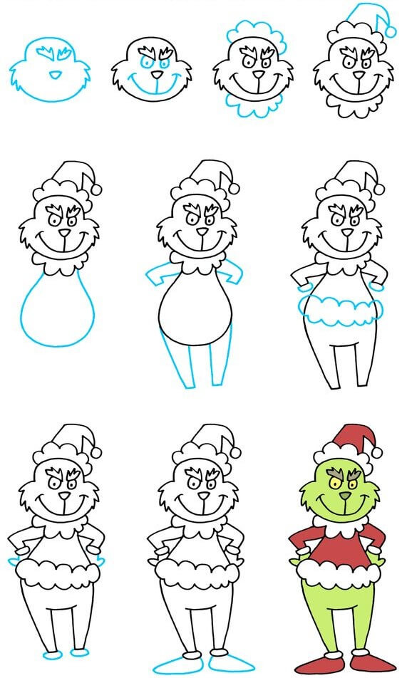 Dibujos de Lindo Grinch