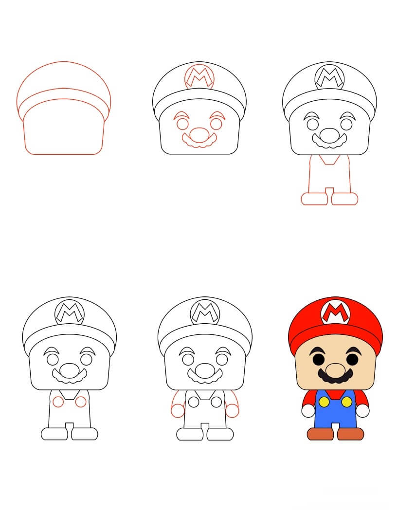 Dibujos de Mario Chibi