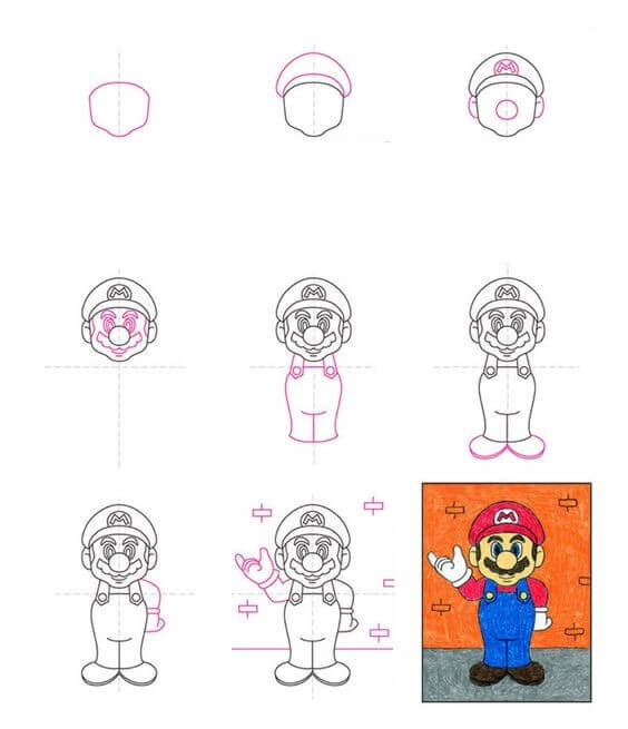 Dibujos de Mario - Idea 11