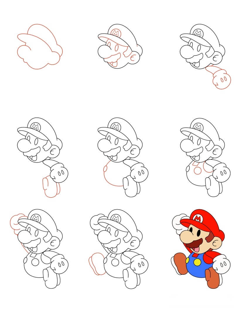 Dibujos de Mario - Idea 20