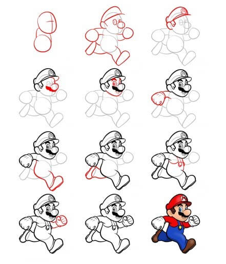 Dibujos de Mario - Idea 28