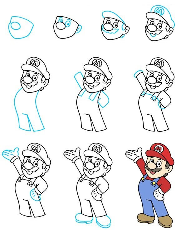 Dibujos de Mario - Idea 30