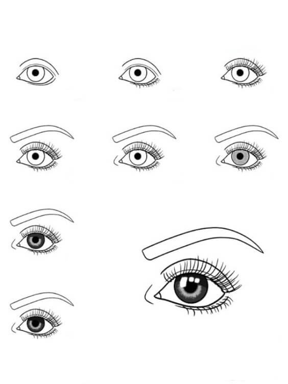 Dibujos de Ojos de Anime - Idea 21